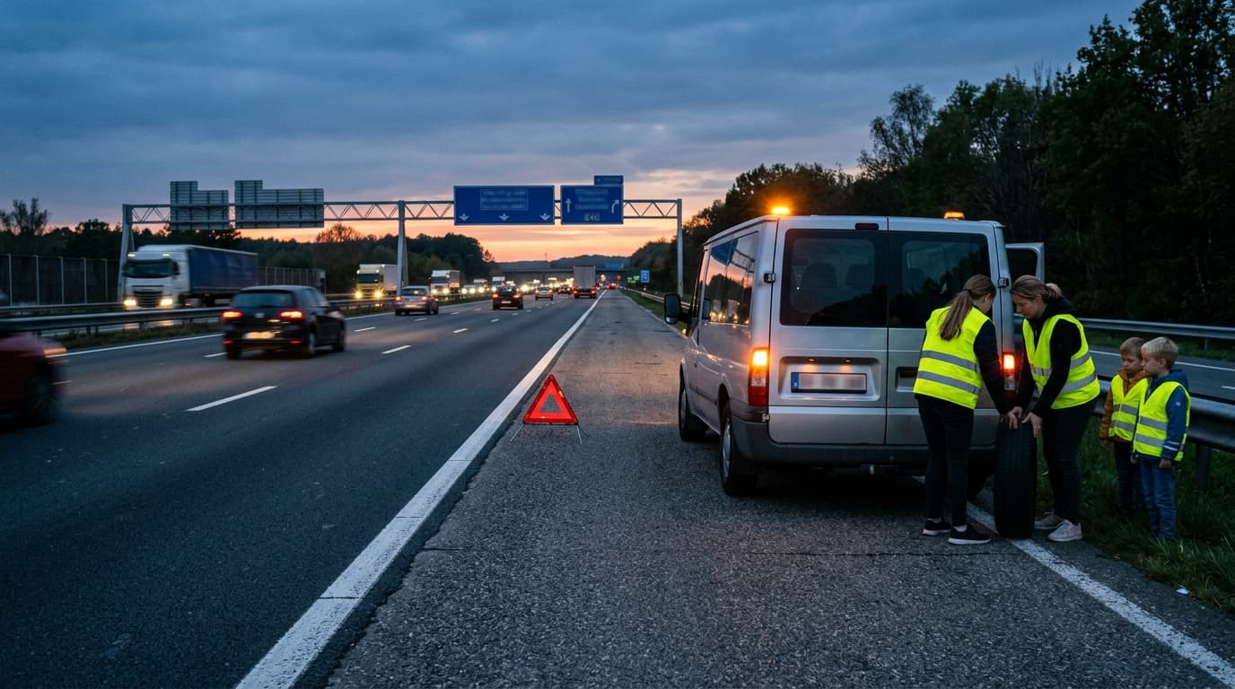 Combien de gilets fluo dans un 7 places en Belgique ?